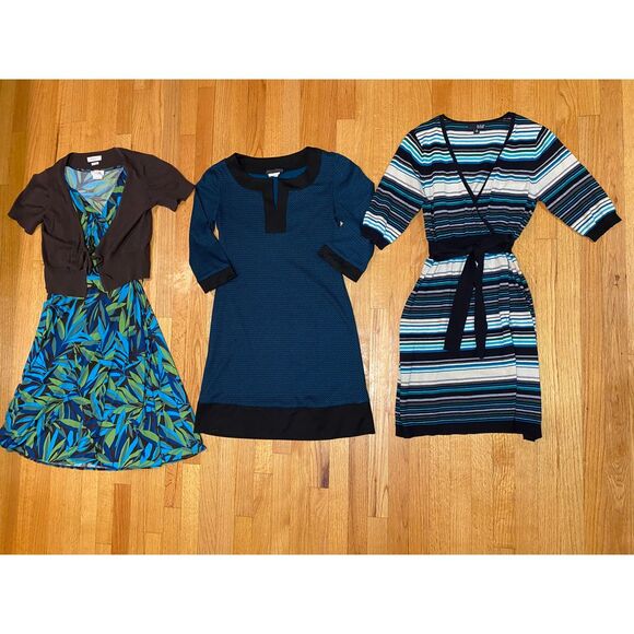 Lot of 3‎ Work Church Party Dresses Size 8 - Picture 1 of 8